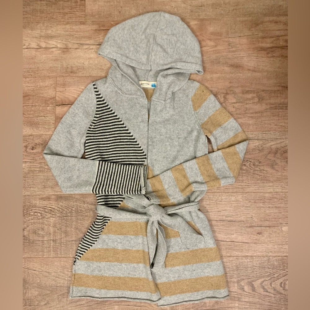 Anthropologie Sparrow Hooded Lambswool Cardigan Size XS